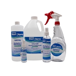 Superslick Steri-Spray Mouthpiece and Multi-Surface Cleanser