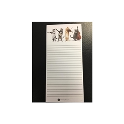 Music Gifts Company CL17 Shopping Pad - Cats Love Music