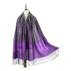 Pashmina Scarf with Treble Clefs