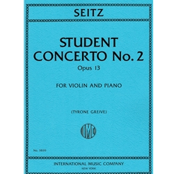 Student Concerto No. 2 Opus 13 - Violin