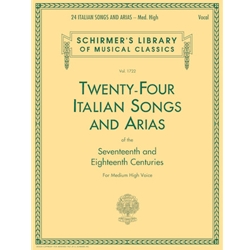 24 Italian Songs And Arias of the 17th And 18th Centuries -