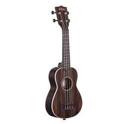 Kala KA-EBY-S Striped Ebony Ukulele Soprano