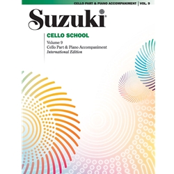 Suzuki Cello School, Volume 9 - International Edition - 9 Cello
