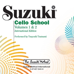 Suzuki Cello School, Volumes 1 & 2 - CD Revised Edition - 1, 2 Cello