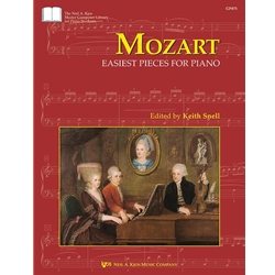 Mozart: Easiest Pieces for Piano - Late Elementary to Early Intermediate Piano