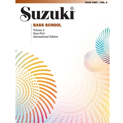 Suzuki Bass School, Volume 4 - International Edition - 4 Double Bass, String Bass