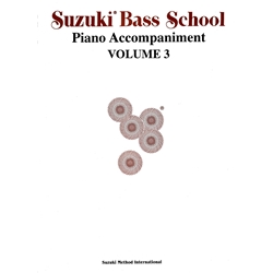 Suzuki Bass School, Volume 3 - International Edition - 3 Double Bass, String Bass