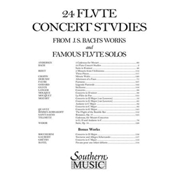 24 Flute Concert Studies -