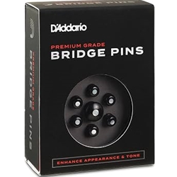 D'Addario PWPS3 Wooden Bridge Pin Set