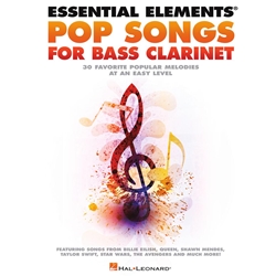 Essential Elements Pop Songs For Bass Clarinet - Easy
