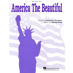 America the Beautiful -  Piano-Vocal-Guitar