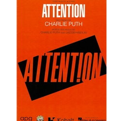 Attention - Piano-Vocal-Guitar