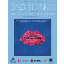 Bad Things -  Piano-Vocal-Guitar