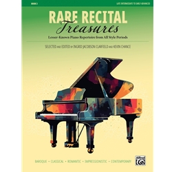Rare Recital Treasures Book 3 - Late Intermediate to Early Advanced Piano