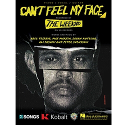 Can't Feel My Face -  Piano-Vocal-Guitar