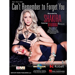 Can't Remember to Forget You -  Piano-Vocal-Guitar