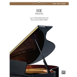 He (Medium) -  Piano-Vocal-Guitar