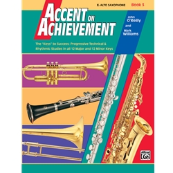 Accent On Achievement - Book 3 - Intermediate Alto Sax