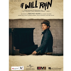 It Will Rain -  Piano-Vocal-Guitar