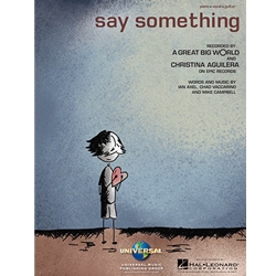 Say Something -  Piano-Vocal-Guitar