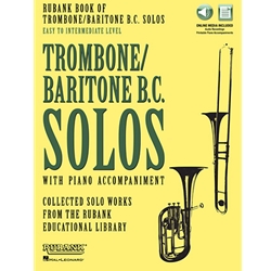 Rubank Book of Trombone/Baritone B.C. Solos - Easy to Intermediate Trombone