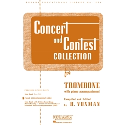 Concert and Contest Collection for Trombone - Piano Accompaniment -  Piano Accompaniment