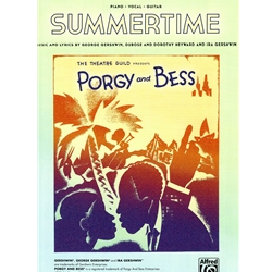 Summertime (from Porgy and Bess) - Piano-Vocal-Guitar