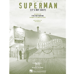 Superman (It's Not Easy) -  Piano-Vocal-Guitar