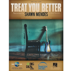 Treat You Better -  Piano-Vocal-Guitar