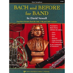 Bach and Before for Band - Mixed Levels Tenor Sax