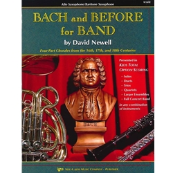 Bach and Before for Band - Mixed Levels Alto Sax, Baritone Sax