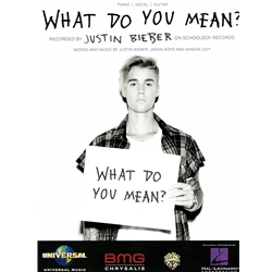 What Do You Mean? - Piano-Vocal-Guitar