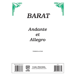 Andante Et Allegro for Trombone and Piano -  Trombone
