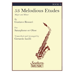 53 Melodious Etudes, Book 2 for Saxophone or Oboe -  Saxophone