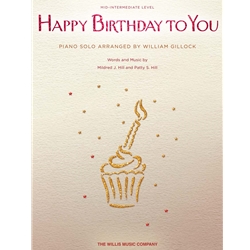 Happy Birthday to You -  Piano Solo