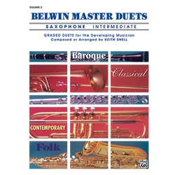 Belwin Master Duets, Volume 2 for Saxophone -  Saxophone