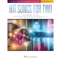 Hit Songs for Two Alto Saxophones -  Alto Sax