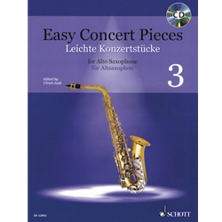 Easy Concert Pieces Book 3 for Alto Saxophone - Intermediate Alto Sax