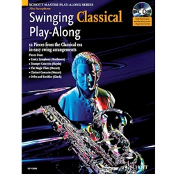 Swinging Classical Play Along for Tenor Sax w/ CD -  Tenor Sax