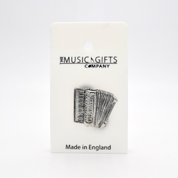 Music Gifts Company M23 Accordion Pewter Pin