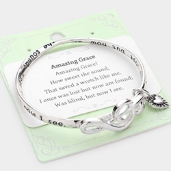Amazing Grace Treble Clef Bracelet