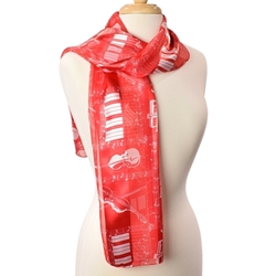 Keyboard Fashion Scarf