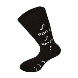Music Gifts Company SOC01 "Foot Notes" Socks 6-11