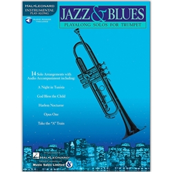 Hal Leonard Jazz & Blues Solos for Trumpet -  Trumpet
