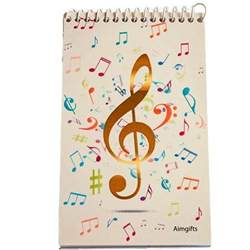 Music Notes Notebook