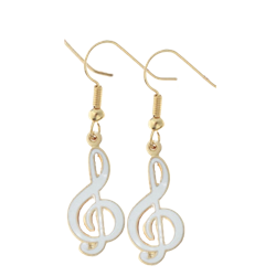 G Clef Earrings
