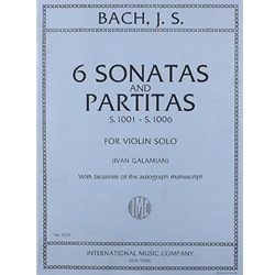 6 Sonatas and Partitas -  Violin