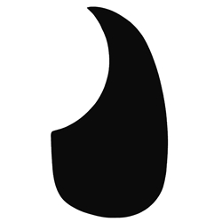 WD Music Products PG1B Pickguard - Tear Drop