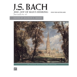 Jesu, Joy of Man's Desiring (from Cantata No. 147) - Late Intermediate Piano Solo