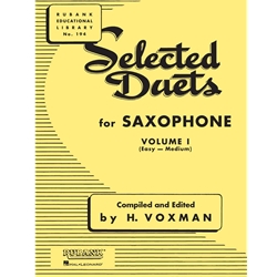 Rubank Selected Duets - Volume 1 - Easy to Intermediate Saxophone
